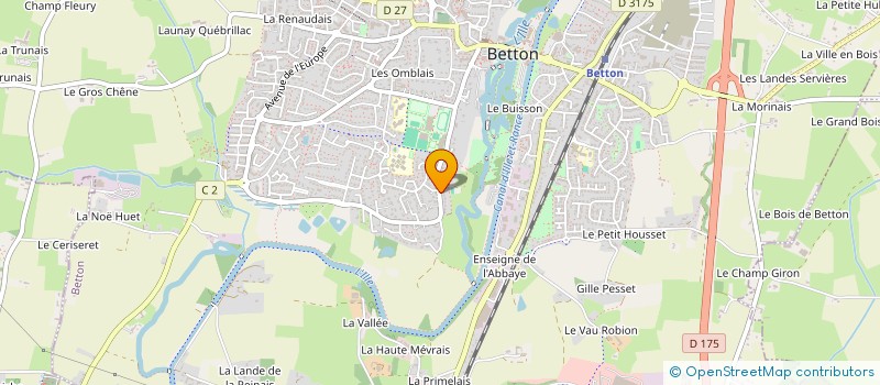 localisation de l'entreprise SCI MARCANNE  BETTON