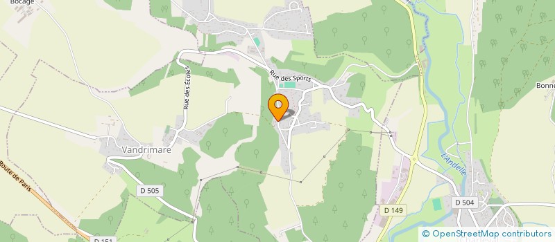 localisation de l'entreprise SCI MARCANNE  VANDRIMARE