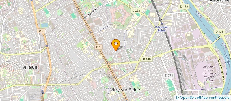 localisation de l'entreprise SCI MARCANNE  VITRY-SUR-SEINE