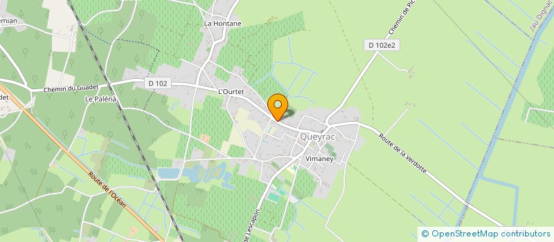 localisation de l'entreprise SCI MARCANNE  QUEYRAC