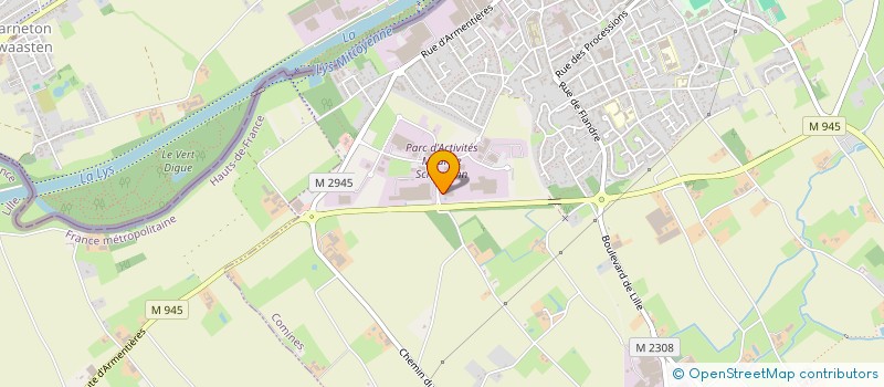 localisation de l'entreprise SCI MARCANNES  COMINES