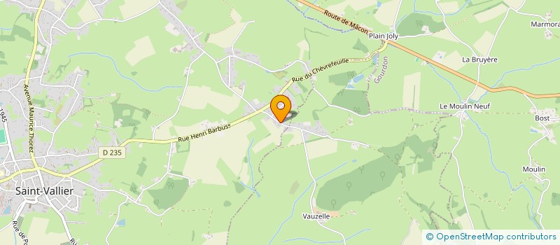 localisation de l'entreprise SCI MARCANTONIO S ET MERCANTONIO E  SAINT-VALLIER