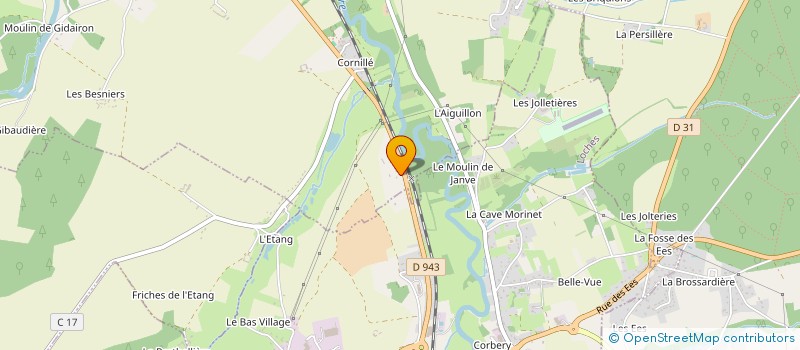 localisation de l'entreprise SCI MARCASSINS  CHAMBOURG-SUR-INDRE