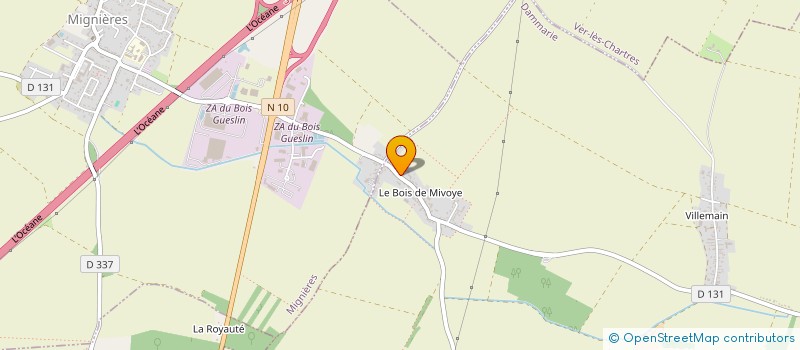 localisation de l'entreprise SCI MARCAULT à DAMMARIE