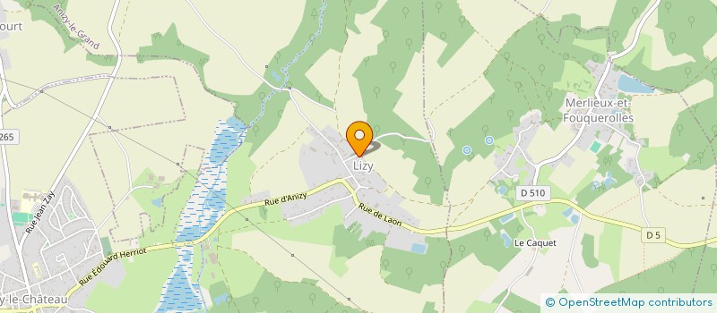 localisation de l'entreprise SCI MARCE à ANIZY-LE-GRAND