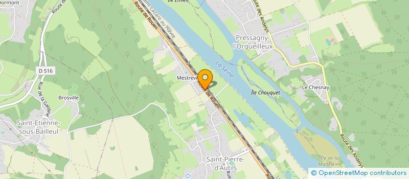 localisation de l'entreprise SCI MARCE  LA CHAPELLE-LONGUEVILLE