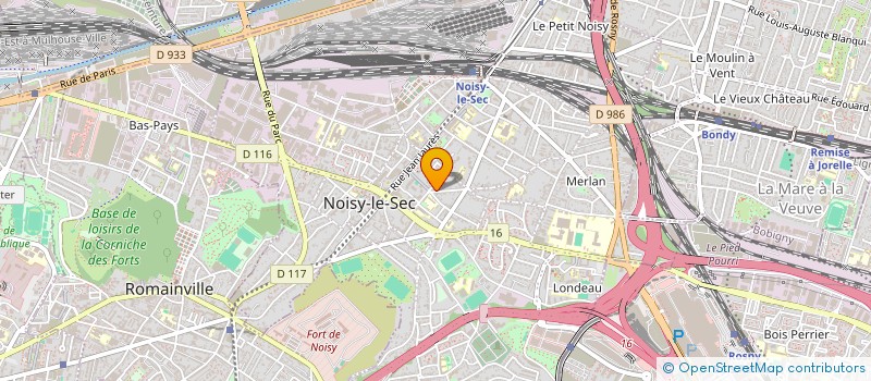 localisation de l'entreprise SCI MARCEAU à NOISY-LE-SEC