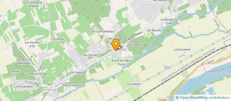 localisation de l'entreprise SCI MARCEAU  CANGEY