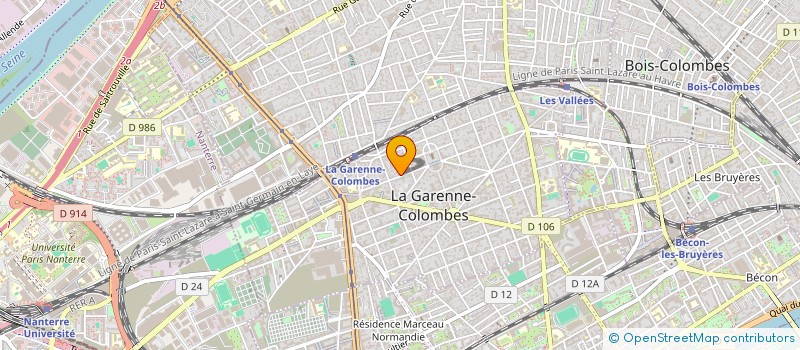 localisation de l'entreprise SCI MARCEAU à LA GARENNE COLOMBES