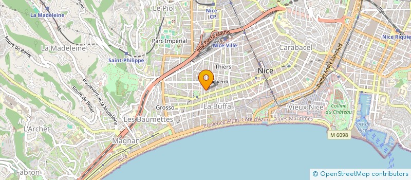 localisation de l'entreprise SCI MARCEAU à NICE