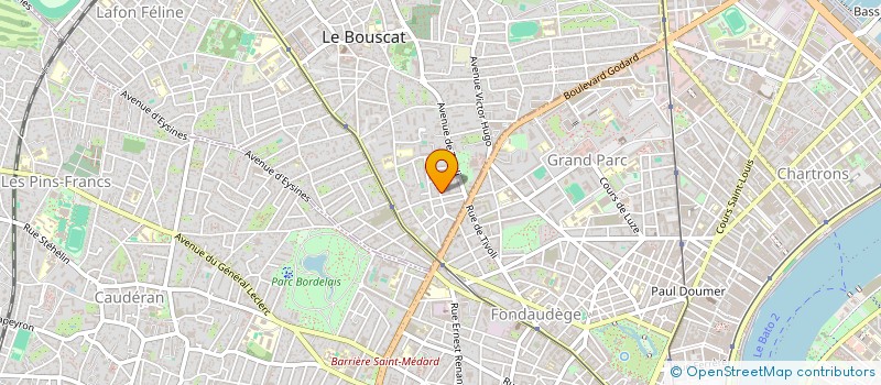 localisation de l'entreprise SCI MARCEAU  LE BOUSCAT