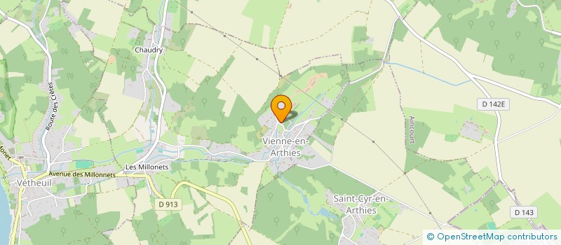 localisation de l'entreprise SCI MARCEAU  VIENNE-EN-ARTHIES