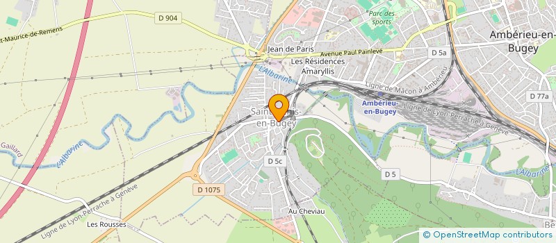 localisation de l'entreprise SCI MARCEAU  SAINT-DENIS-EN-BUGEY