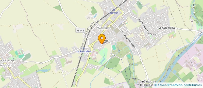 localisation de l'entreprise SCI MARCEAU  WAVRIN