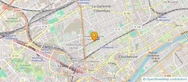 localisation de l'entreprise SCI MARCEAU BLONDEL à COURBEVOIE