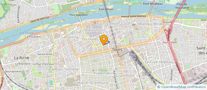 localisation de l'entreprise SCI MARCEAU CLOCHEVILLE  TOURS