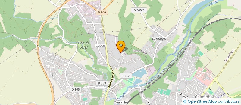 localisation de l'entreprise SCI MARCEAU.COM à LEVES