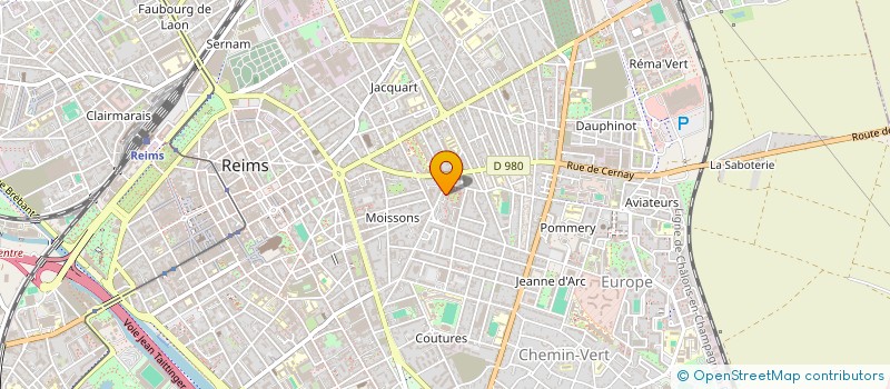 localisation de l'entreprise SCI MARCEAUX  REIMS