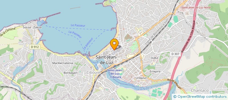 localisation de l'entreprise SCI MARCEL à SAINT-JEAN-DE-LUZ