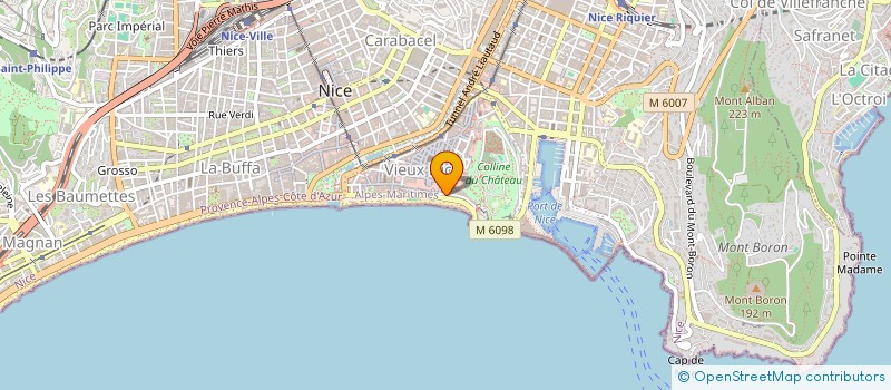 localisation de l'entreprise SCI MARCEL à NICE