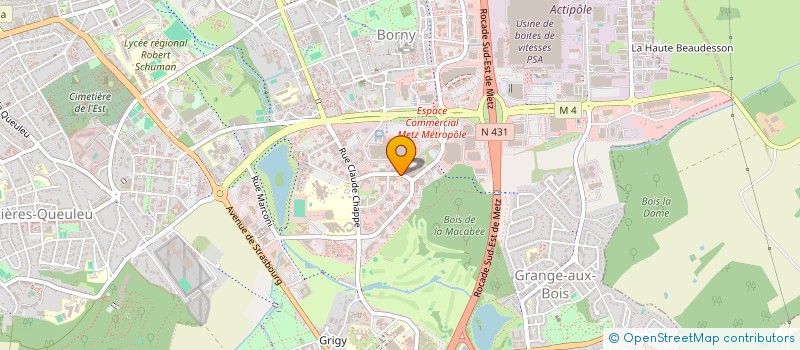 localisation de l'entreprise SCI MARCEL  METZ