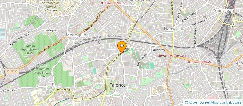 localisation de l'entreprise SCI MARCEL  TALENCE