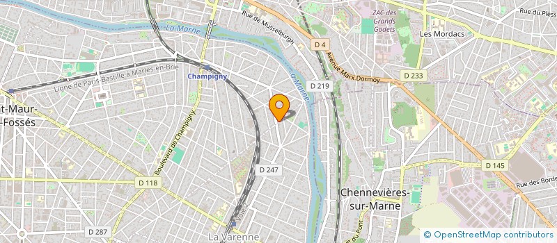 localisation de l'entreprise SCI MARCEL à SAINT-MAUR-DES-FOSSES