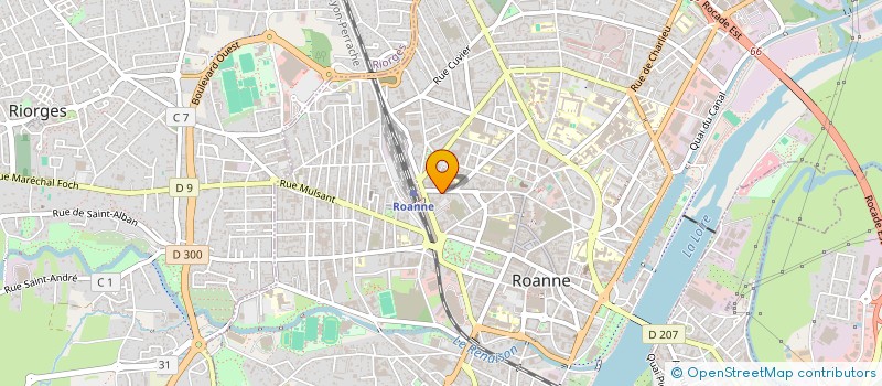 localisation de l'entreprise SCI MARCEL  ROANNE