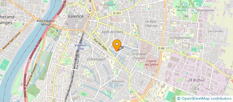 localisation de l'entreprise SCI MARCEL à VALENCE