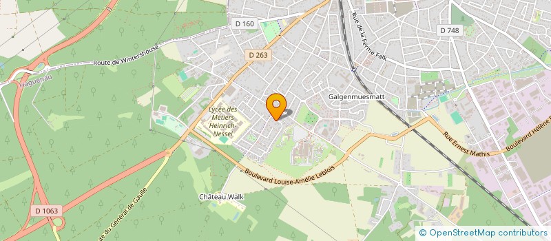 localisation de l'entreprise SCI MARCEL A. PRESCOTT  HAGUENAU