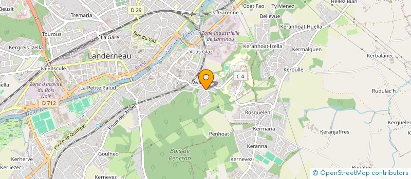 localisation de l'entreprise SCI MARCEL BROUSTIC  LANDERNEAU