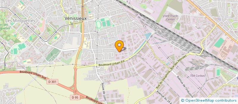 localisation de l'entreprise SCI MARCEL DUTARTRE  VENISSIEUX