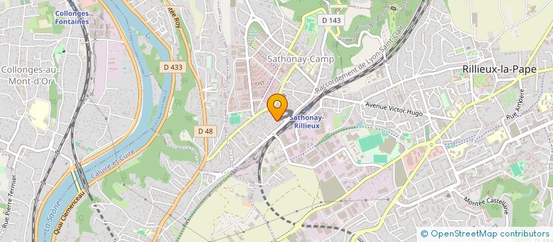 localisation de l'entreprise SCI MARCEL ET AUGUSTINE  SATHONAY-CAMP