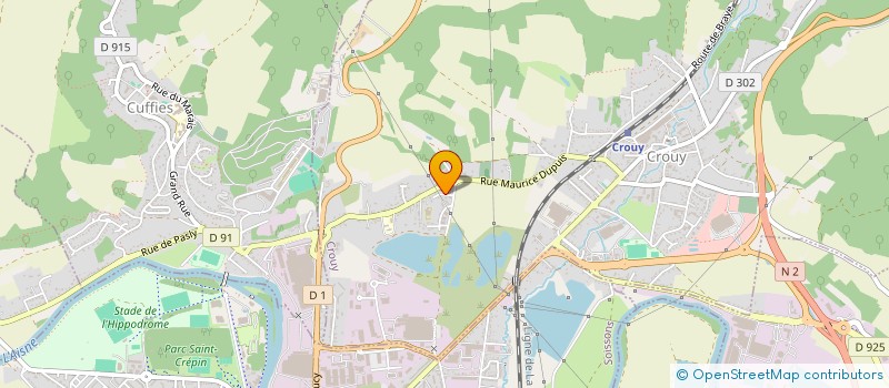 localisation de l'entreprise SCI MARCEL ET MARGOT  CROUY