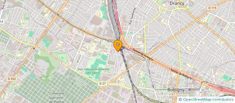 localisation de l'entreprise SCI MARCEL GOILLOT  BOBIGNY