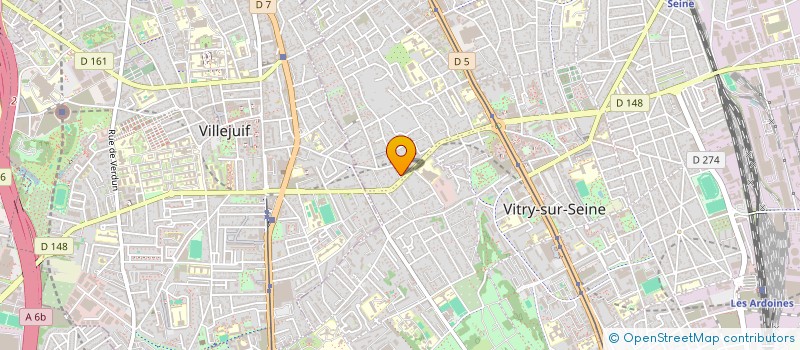 localisation de l'entreprise SCI MARCEL HARTMANN  VITRY-SUR-SEINE