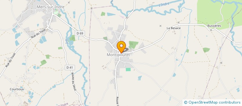 localisation de l'entreprise SCI MARCEL LABRUNE à MONTIPOURET