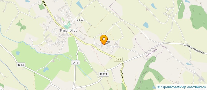 localisation de l'entreprise SCI MARCEL MASSOL  FREJAIROLLES