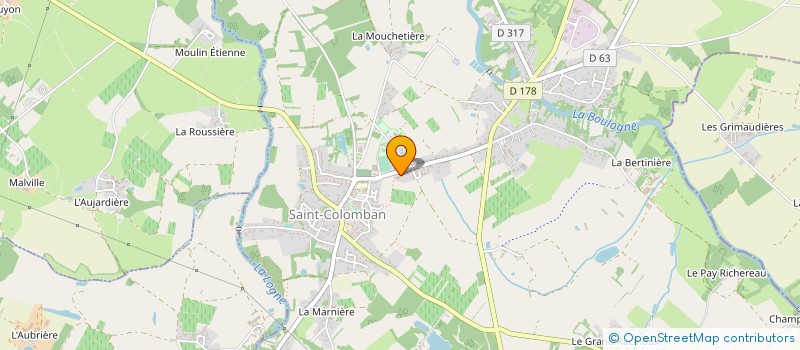 localisation de l'entreprise SCI MARCEL MOINE  SAINT-COLOMBAN