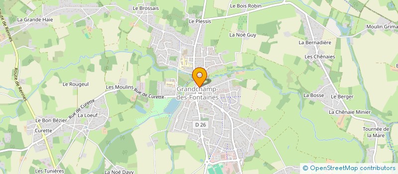 localisation de l'entreprise SCI MARCEL-PAUL N'CO  GRANDCHAMP-DES-FONTAINES