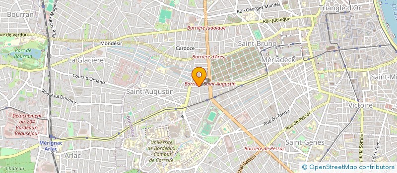 localisation de l'entreprise SCI MARCEL33  BORDEAUX