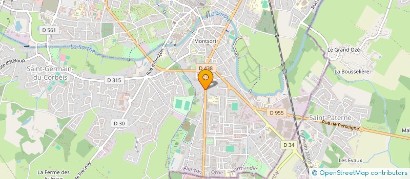 localisation de l'entreprise SCI MARCELEINE à ALENCON