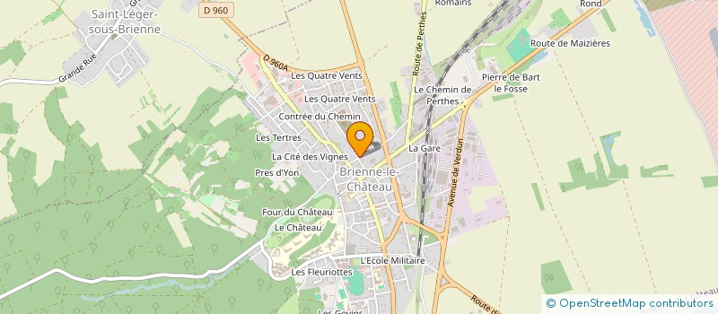 localisation de l'entreprise SCI MARCELIN  BRIENNE-LE-CHATEAU