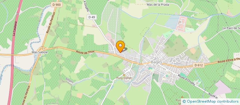 localisation de l'entreprise SCI MARCELIN ALBERT à BAGES