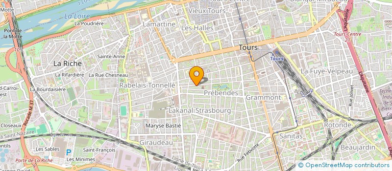 localisation de l'entreprise SCI MARCELIN AROUET  TOURS
