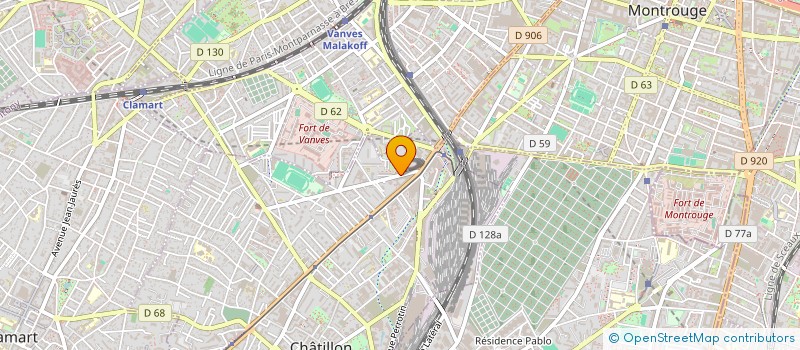 localisation de l'entreprise SCI MARCELIN BERTHELOT  CHATILLON