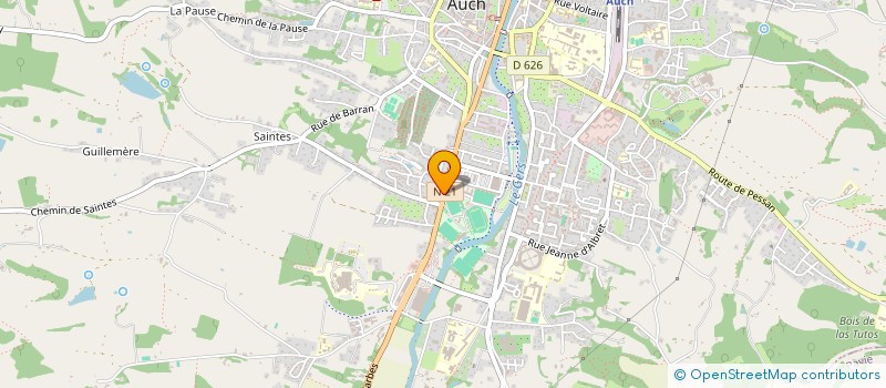 localisation de l'entreprise SCI MARCELLANDES à AUCH