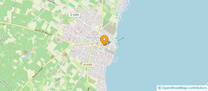 localisation de l'entreprise SCI MARCELLE à MARSEILLAN