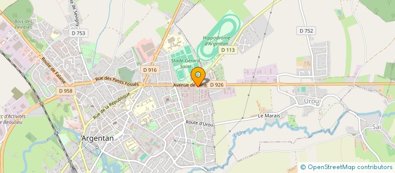 localisation de l'entreprise SCI MARCELLIN à ARGENTAN