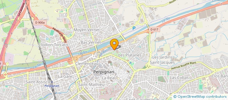 localisation de l'entreprise SCI MARCELLIN ALBERT  PERPIGNAN